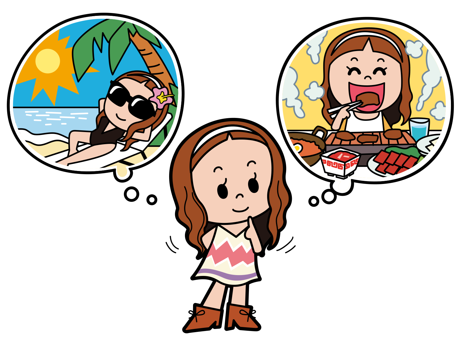 予定を立てる女性