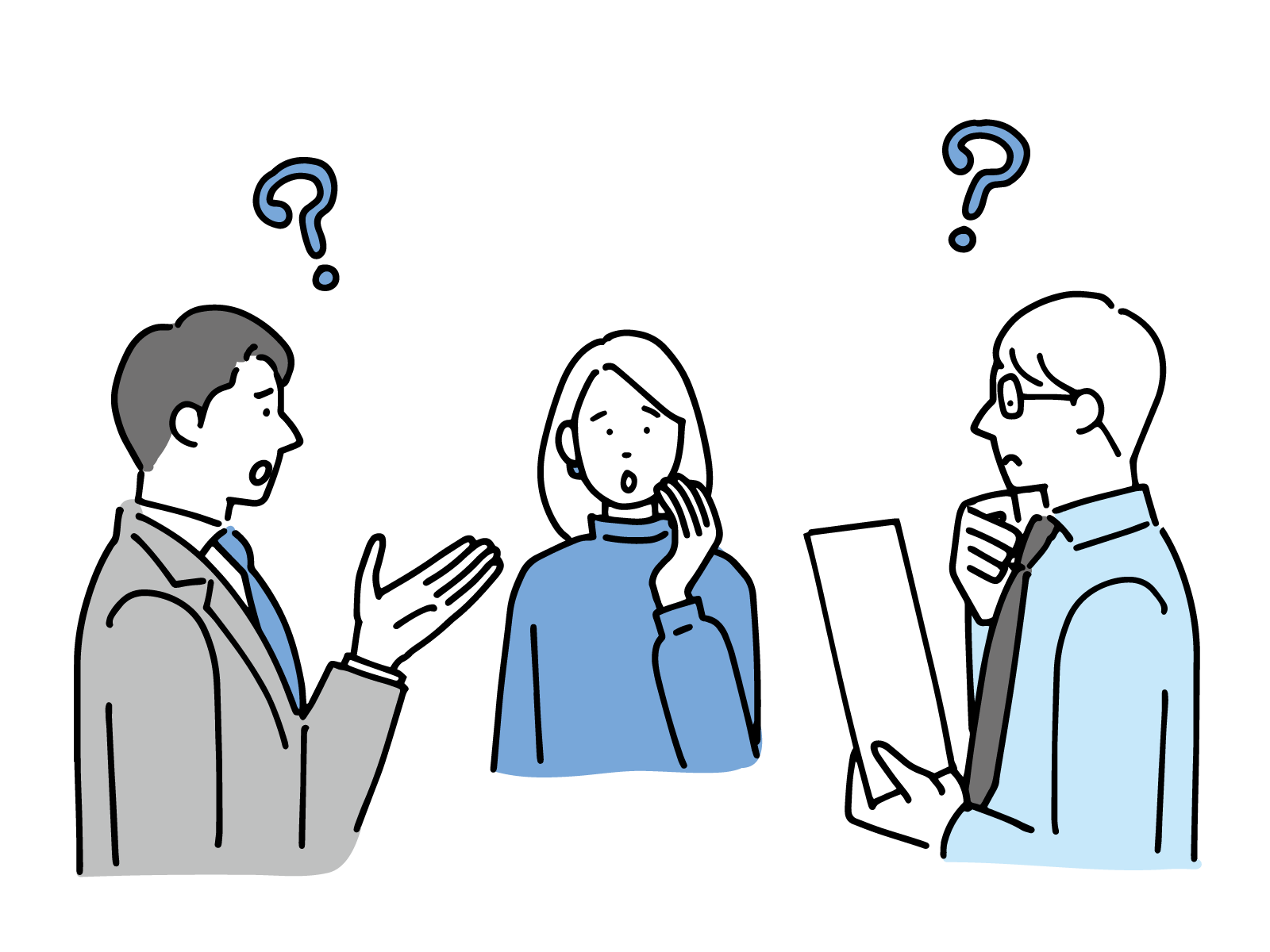 話し合う人たち