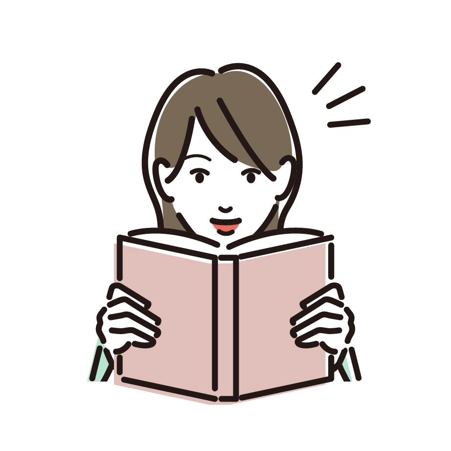 勉強する女の人